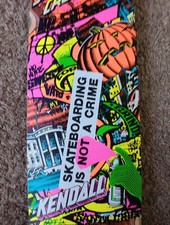 Jeff Kendall Santa Cruz VX skateboard deck 9.0 Lo skateboard non è un uovo del crimine.