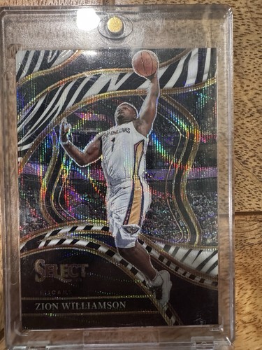 2023-24 Panini Select - Courtside Zion Williamson #236 Zebra Prizm