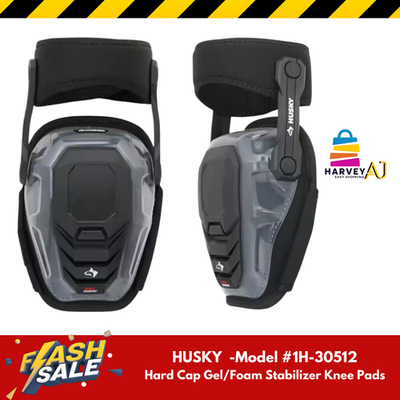 #ad Husky Hard Cap Gel Foam Stabilizer Knee Pads – Model 1H 30512 $46.97