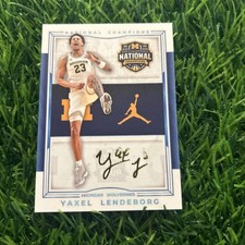 Yaxel Lendeborg Card Holo Auto National Champ...