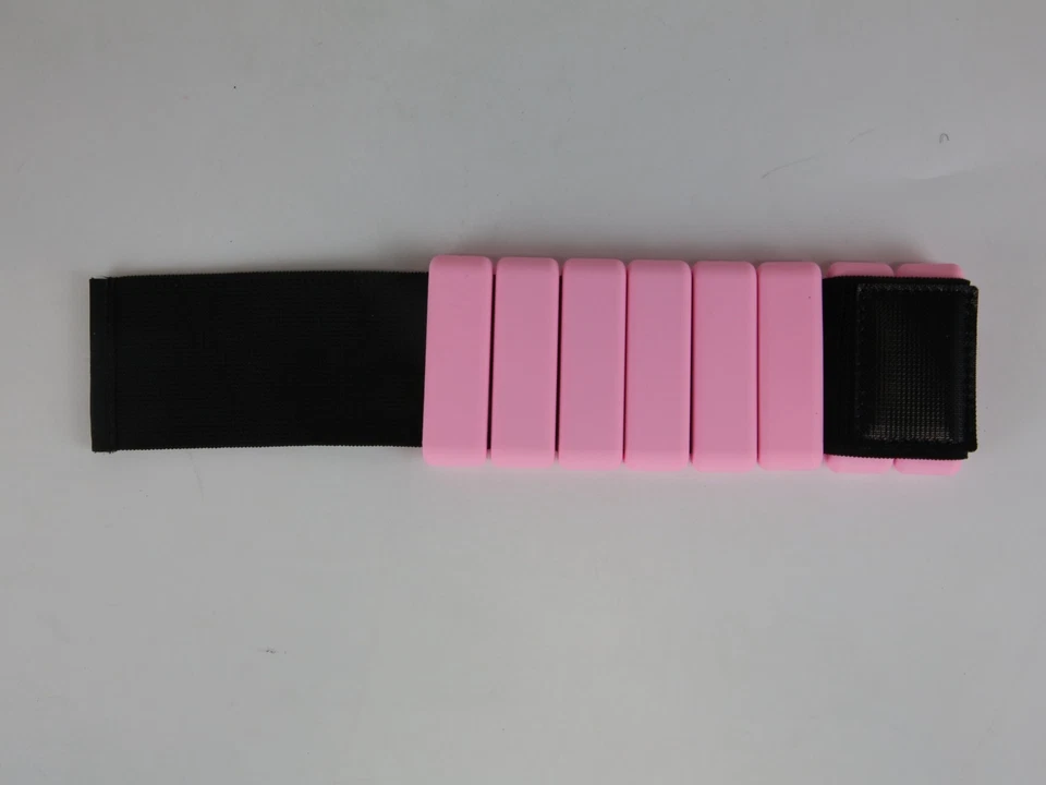 1 par (1 lb cada uno) de pesas ajustables para tobillo/muñeca, silicona para fitness y yoga Foto 3 de 4