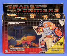 TRANSFORMERS G1 WRECK-GAR COMPLETE WITH BOX 1986 HASBRO TF THE MOVIE