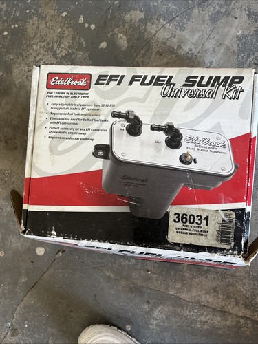 EDELBROCK UNIVERSAL EFI FUEL SUMP KIT,PUMP,TANK,LINES,MOUNTING KIT,35 ...