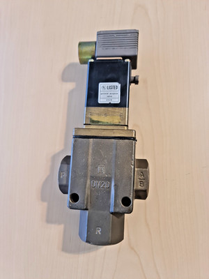 Burkert Type 0340 3/2 Way Brass Solenoid Valve FM Approved Industrial Pneumatic