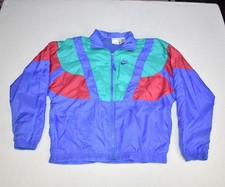 Vintage Nike Jacket Youth Medium 10-12 Windbreaker Colorblock 90 s