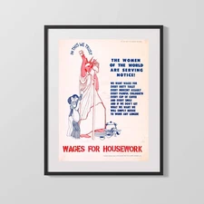 Counter Culture Poster - Wages for Housework