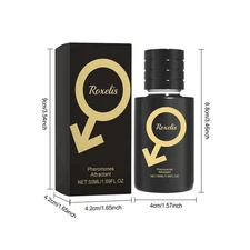 Roxelis Men Pheromone Perfume 50ml Long Lasting Attractive Scent for Daily Use