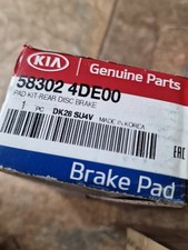 PASTIGLIE FRENO POSTERIORI ORIGINALI NUOVE KIA SORENTO MK3 2014-20 583024DE00