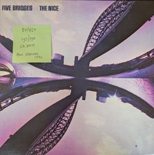 The Nice Five Bridges Vinyl Record LP EX/VG+ CAS1014 1970