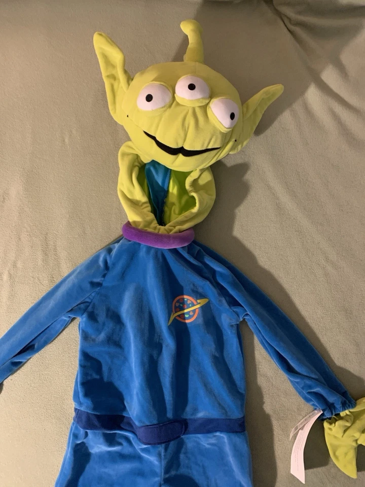 Disney Store Toy Story Pizza Planet Alien Disfraz Juvenil Talla Pequeña 6 Pixar De Colección Nuevo Con Etiquetas Foto 4 de 4