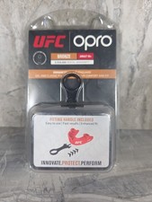 UFC Opro Bronze Enhanced Fit Mouthguard Red Adult 10+ Contact Sports