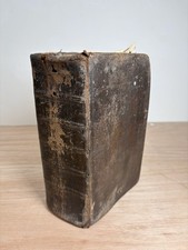Antique 17th Century Bible Old