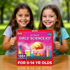 Girls' Science Kit for Kids Ages 8-10-12-14 for 8,9,10 Year Old Girls NEW