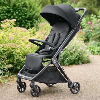Cygnet Kompaktkinderwagen Leichter Faltbarer Kinderwagen - Schwarz