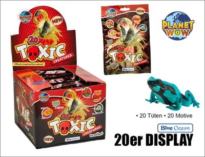 Toxic Creatures   Planet WOW   20er DISPLAY - 20 giftige Tiere - Neu und OVP