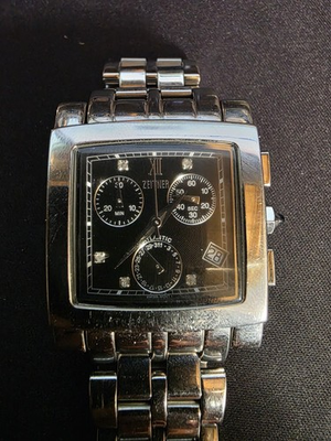 #ad Zeitner Atlantic Quartz Chronograph Watch 32mm $49.99