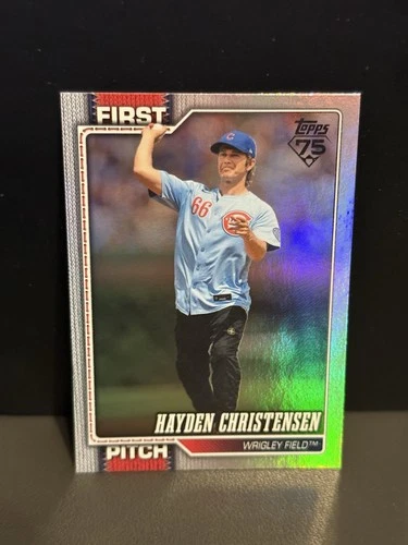 Hayden Christensen FIRST PITCH Foil - 2026 Topps Series 2 Baseball Chicago Cubs