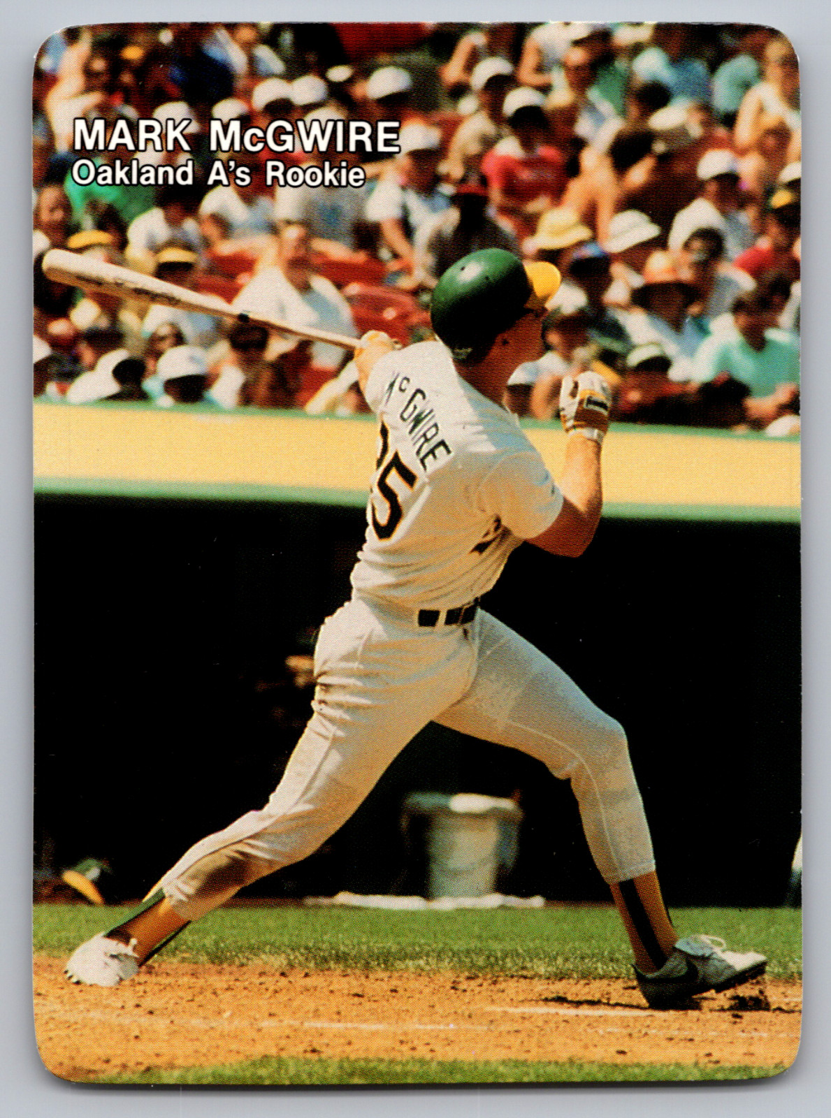1987 MOTHER'S COOKIES McGWIRE #4 MARK McGWIRE OAKLAND ATHLETICS