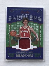 2021-22 Panini NBA Hoops - Rookie Sweaters Jalen Johnson #RSW-JJ (MEM, RC)
