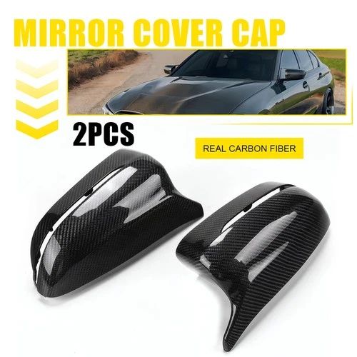 Real Carbon Fiber Mirror Cap Fit BMW G20 G21 G22 G23 G30 G31 G39 G11 G12 G14 G15