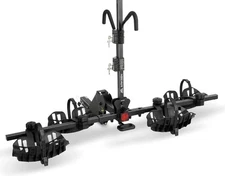 Arksen Electric Bike Rack Hitch, Foldable Quick Release Smart Tilting 2 Ebike