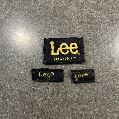 Lee Brand Patch Fabric Lot 3 Sew On Unique Free Shipping! | eBay