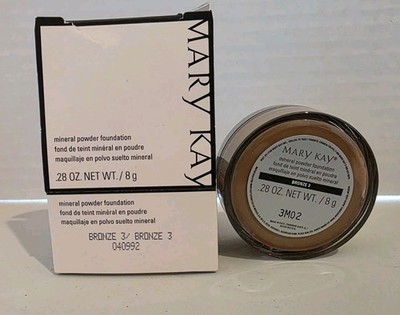 Mary Kay Mineral Foundation Loose Powder Bronze 3 0.28 oz 8g 033377