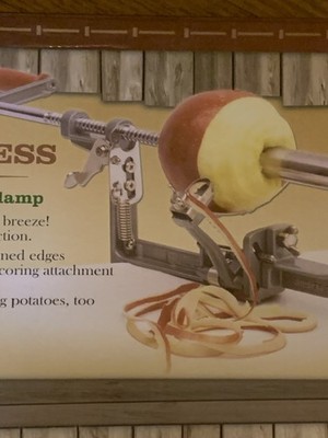 Apple Peeler Hand Crank Lehman's. Original Box. Excellent Condition . Complete