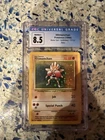 2000 POKEMON HITMONCHAN Holo CGC 8.5 NEAR MINT BASE SET 2 7/102 Vintage Rare