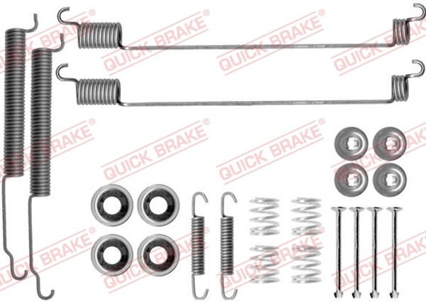 ZubehöRsatz Bremsbacken Quick Brake 105-0768 FüR Nissan Patrol 3 Hardtop K160-image