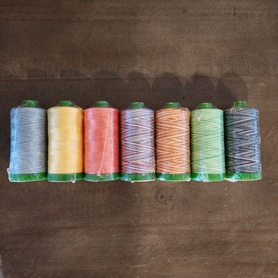 Aurifil Thread Mako Cotton 100% 40WT Large Spools 1094 Yards 7 Colors Set G006