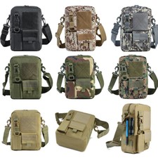 Tactical Military Canvas Messenger Shoulder Bag Outdoor Sport Satchel Sling Pack