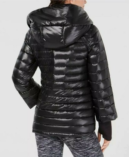 NEW Calvin Womens Klein Down-Filled Hooded Puffer Jacket White Size M - Picture 3 of 6