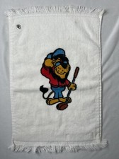 House Of Zurich Golf Towel With Grommet Lion Golfer Graphic 16” 10” Made In USA