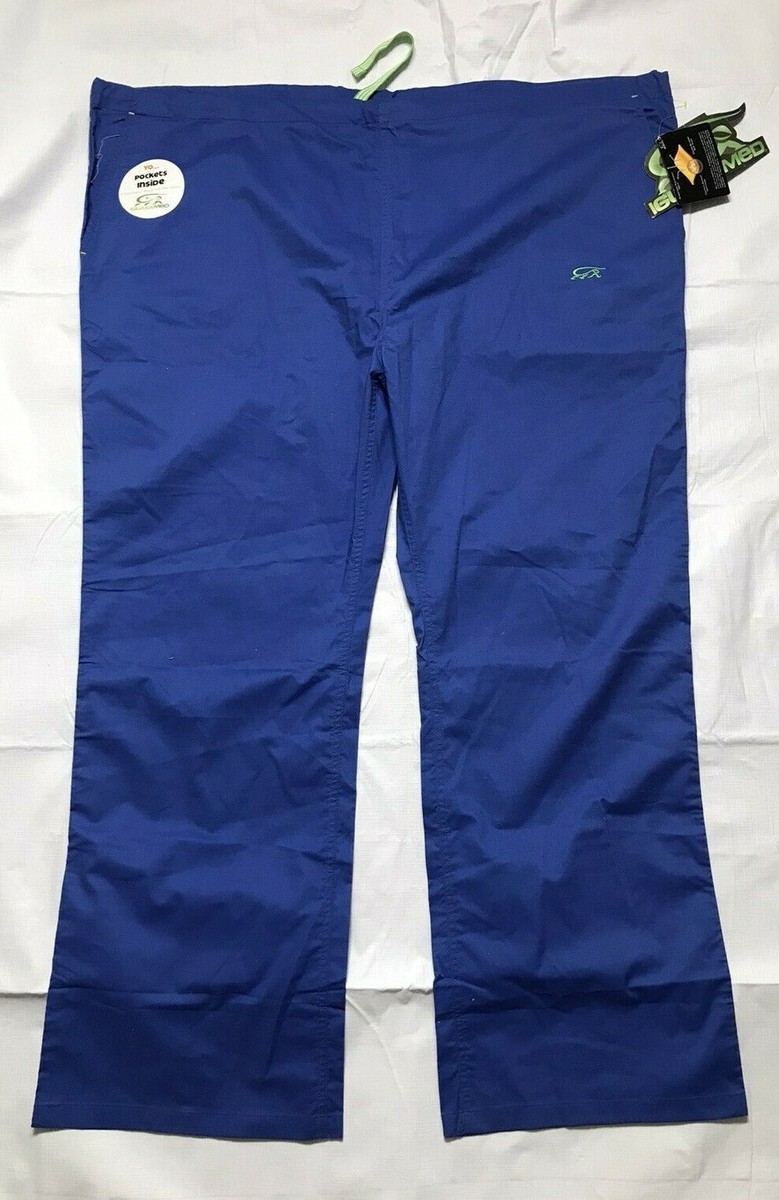 Iguanamed Med Flex II Scrub Bottoms Size 3XL Blue Unisex