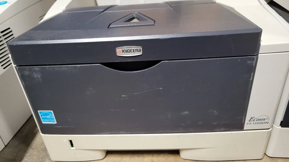 Kyocera Mita Ecosys FS-1350DN Laserdrucker mit Stromkabel - Bild 2 von 4