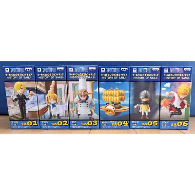 ONE PIECE World Collectible Figure HISTORY OF SANJI Zeff Baratie