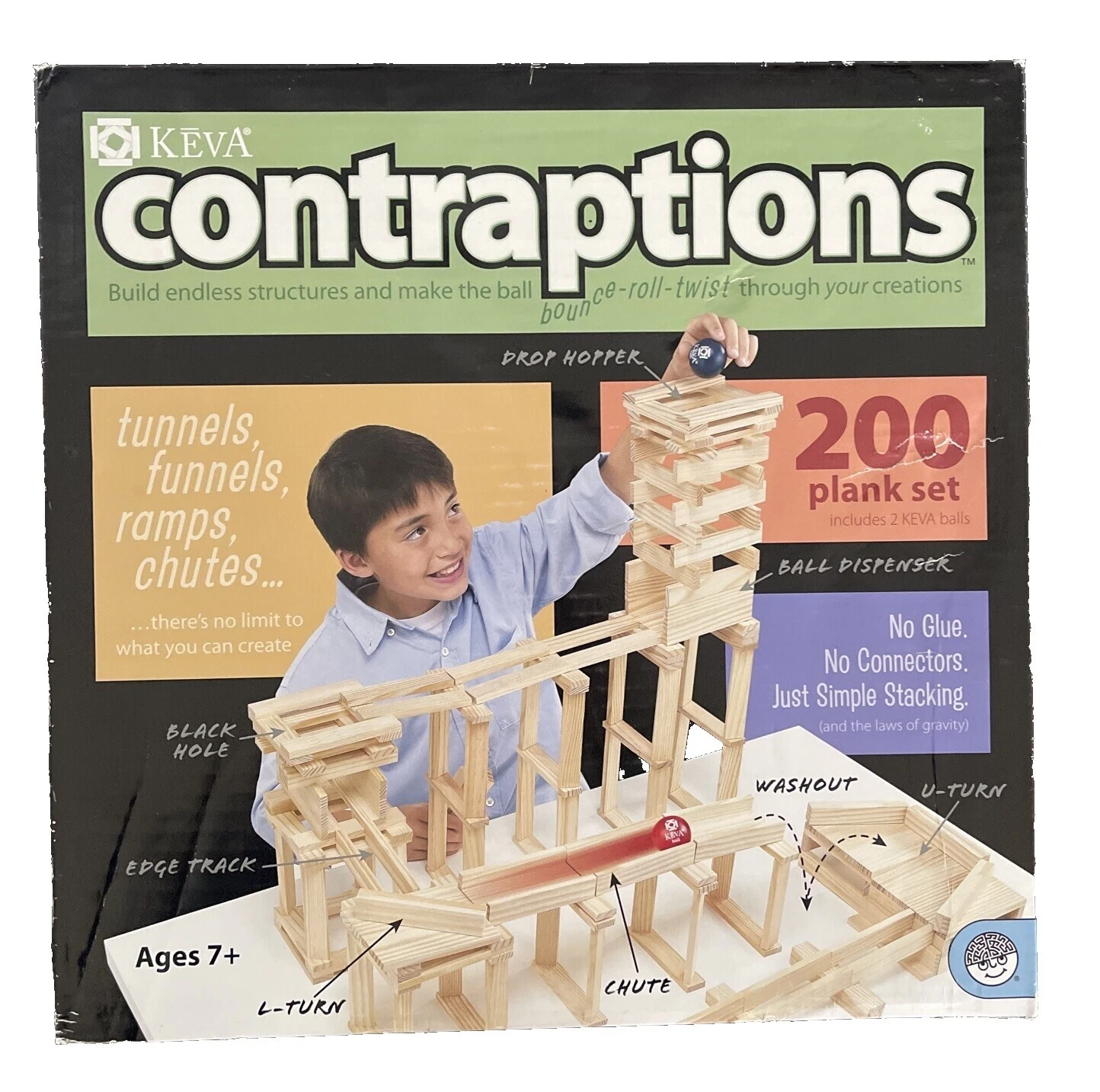 Piezas de juguetes de construcción MindWare marrón y piezas