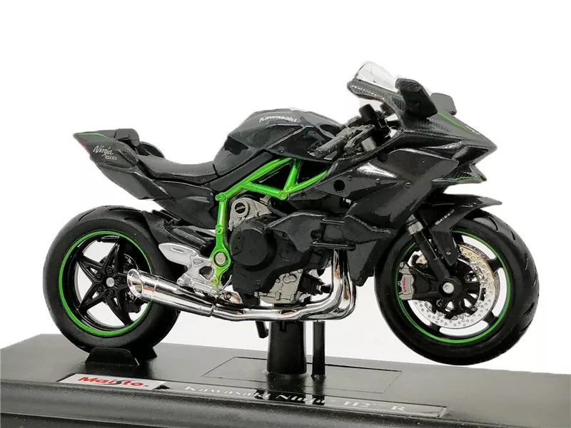 Maisto 1 : 12 KAWASAKI NINJA H2R Motocicleta Aleación Diecast Modelo De  Juguete Con Base De Simulación De La Colección De Motos Juguetes De Regalo  1/18 Escala