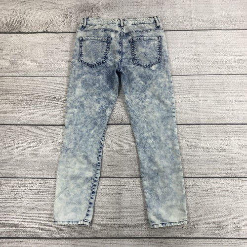 Forever 21 Straight Leg Acid Wash Jeans Women Size 26 Denim Jean Pants Stretch - Picture 3 of 11