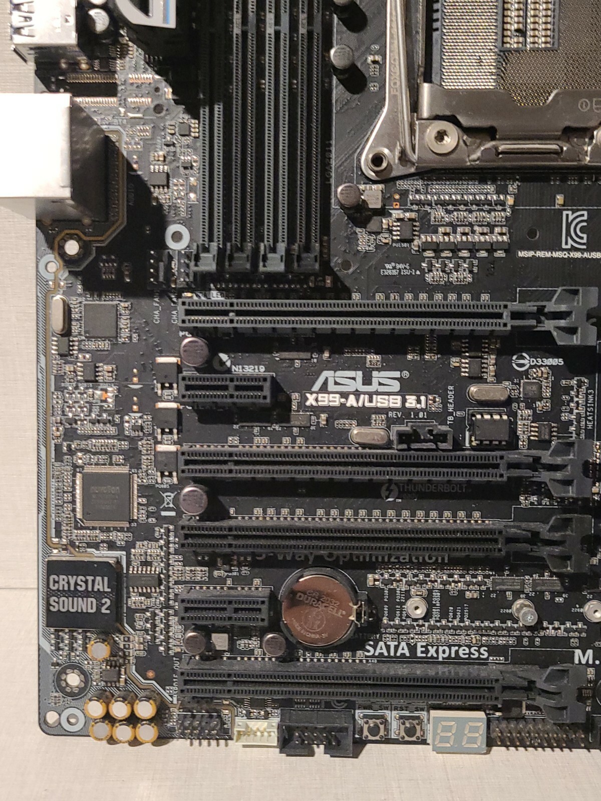 ASUS X99A/USB 3.1 X99 SOCKET 2011V3 INTEL ATX COMPUTER MOTHERBOARD