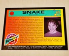 1993 Majestic Comics Future Stars Signed MVP Card, Dan Lawlis Snake Insert — photo 2
