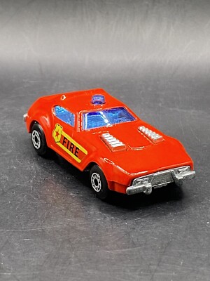 Matchbox SuperFast Fire Chief #64 Red Vintage Collectible Toy Car