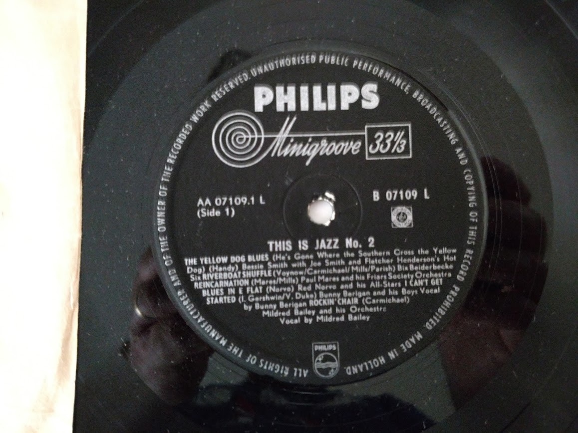 PROMO LP THIS IS JAZZ NO.2 1957 PHILLIPS B 07109 L NETHERLANDS 1ST