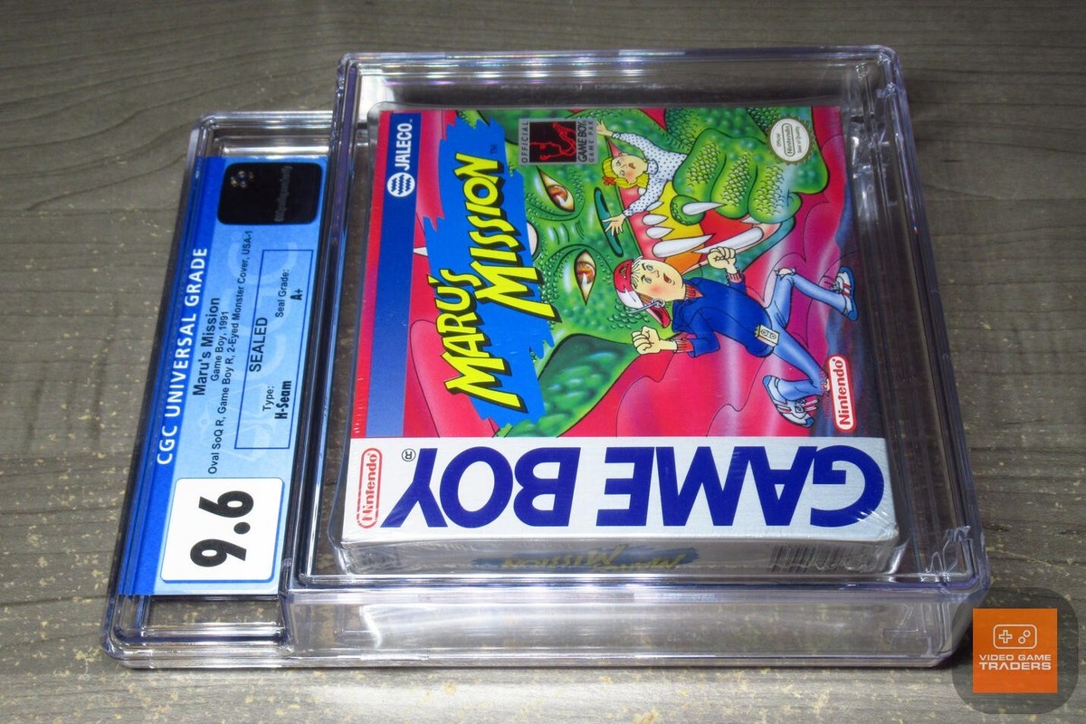 CGC 9.6 A+ - Maru's Mission Original Game Boy, GameBoy, GB 1991