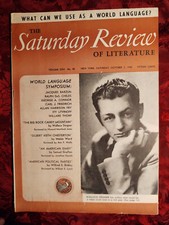 Saturday REVIEW October 2 1943 WALLACE STEGNER JACQUES BARZUN Saturday REVIEW October 2 1943 WALLACE STEGNER JACQUES BARZUN