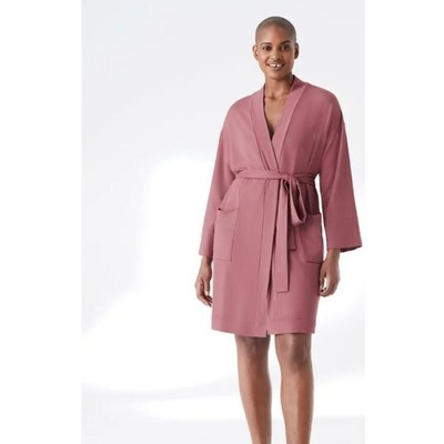 True & Co. Any Wear Day Robe Crushed Berry XS - S