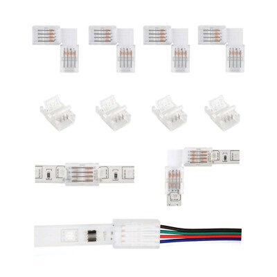 5 Stck. 2/3/4/5/6 Pin Stecker für 2835/3528/5050 RGB/CCT/RGBW LED Streifen Leuchten