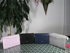 NWT Kate Spade Smooth Leather Kerri Small Flap Wallet on a String