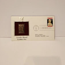 Postal Commemorative Society First Day of Issue Executive Branch Stamp and Gold